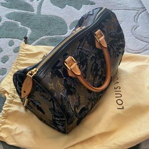 Louis Vuitton Fleur de Jais Monogram Speedy